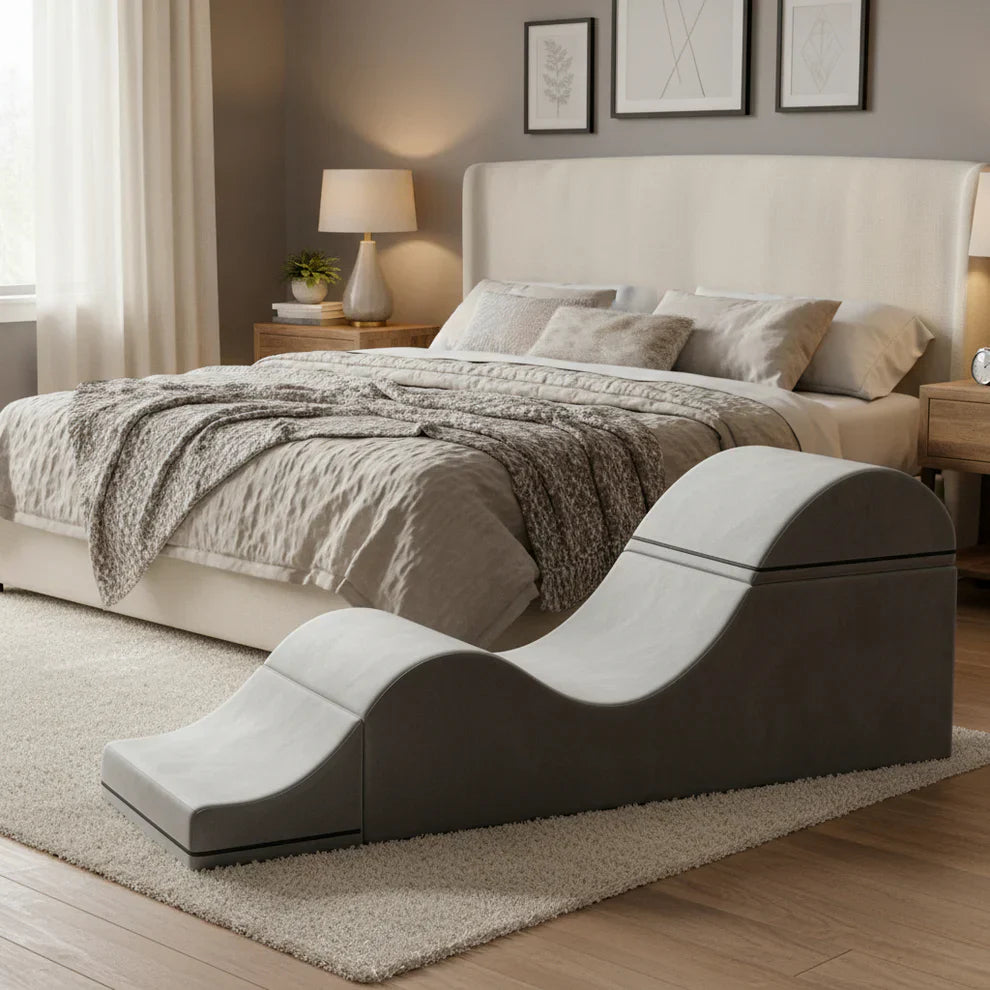 Convertible Chaise + Bench with Free Machine Washable Cover – Chaise ...